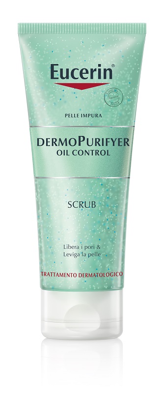 EUCERIN PELLE IMPURA DERMOPURIFYER OIL CONTROL SCRUB 100 ML - Magnumfarma.it