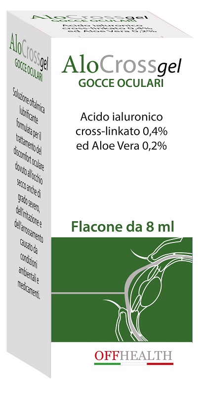ALOCROSS GOCCE OCULARI ACIDO IALURONICO CROSS-LINKATO 0,2% E ALOE VERA 8 ML - Magnumfarma.it