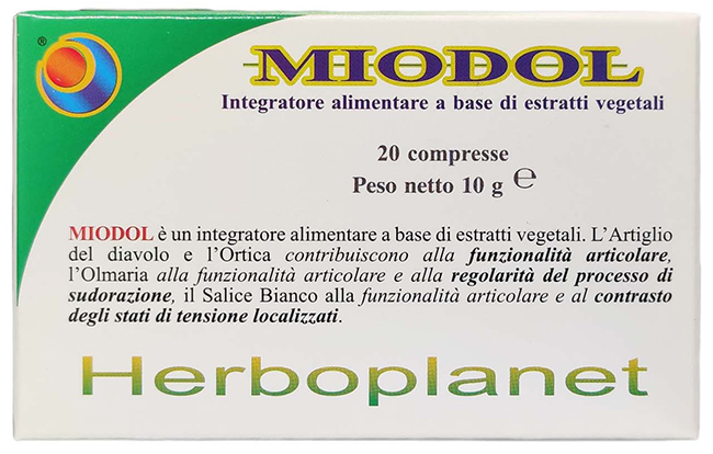 MIODOL 20 COMPRESSE BLISTER 10 G - Magnumfarma.it