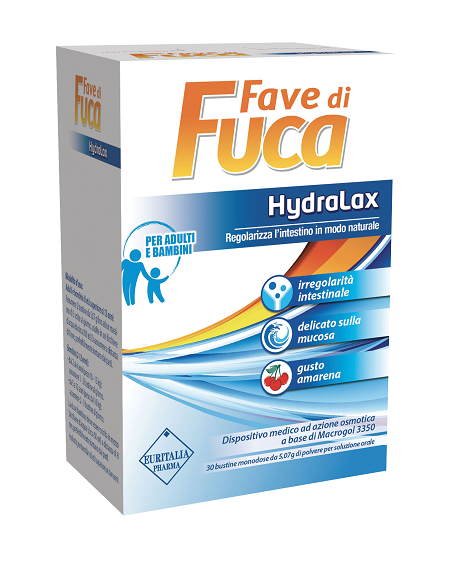 FAVE DI FUCA HYDRALAX 30 BUSTINE MONODOSE DA 5,07 G GUSTO AMARENA - Magnumfarma.it