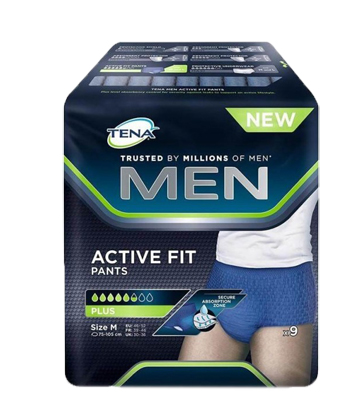 PULL UP UOMO TENA MEN PANTS ACTIVE FIT M 9 PEZZI - Magnumfarma.it