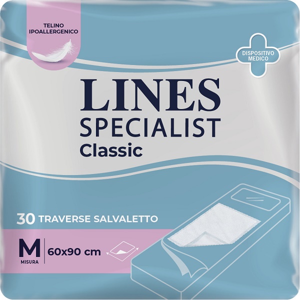 TRAVERSA ASSORBENTE LINES SPECIALIST CLASSIC MISURA 60X90 CM 30 PEZZI - Magnumfarma.it