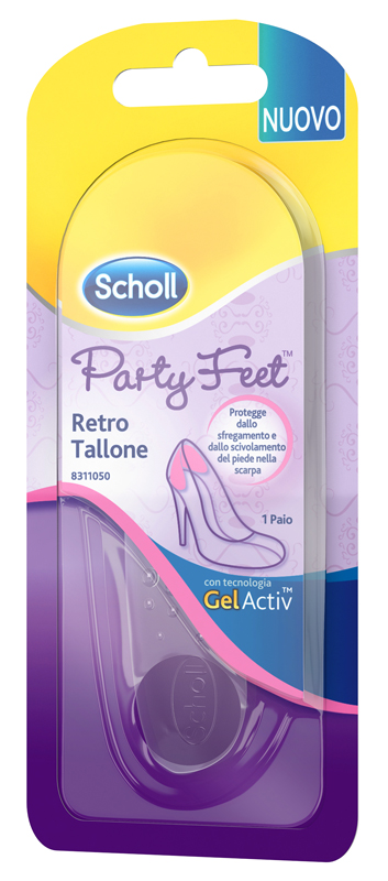 PLANTARE ORTOPEDICO PER RETRO TALLONE PARTY FEET SCHOLL GEL ACTIV 1 PAIO - Magnumfarma.it