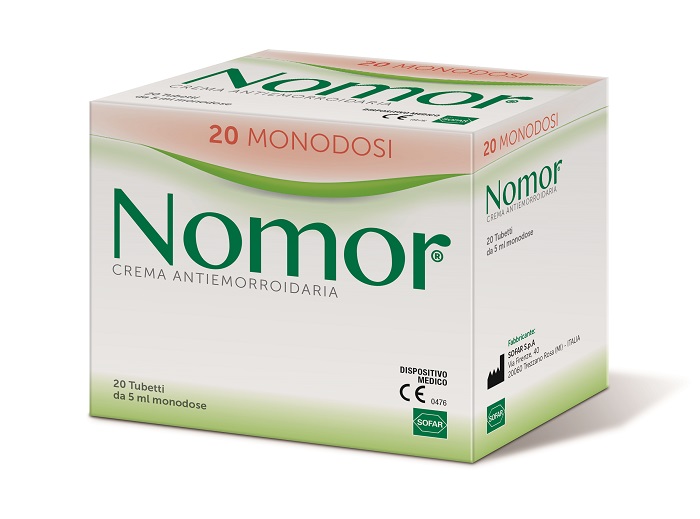 NOMOR CREMA ANTIEMORROIDARIA 20 TUBETTI MONODOSE DA 5 ML - Magnumfarma.it