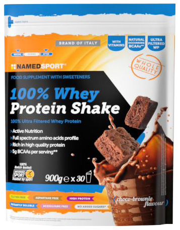 100% WHEY PROTEIN SHAKE CHOCO BROWNIE 900 G - Magnumfarma.it
