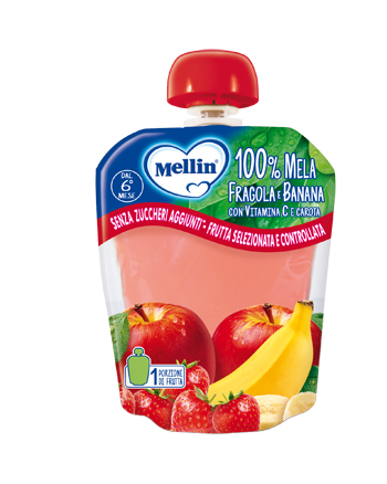 MELLIN POUCH MELA/FRAGOLA/BANANA 90 G - Magnumfarma.it