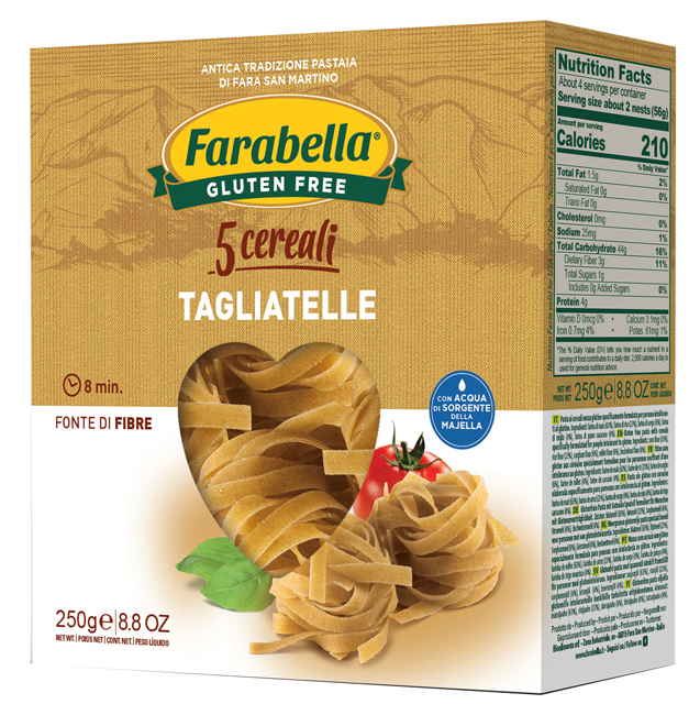 FARABELLA TAGLIATELLE AI 5 CEREALI 250 G - Magnumfarma.it