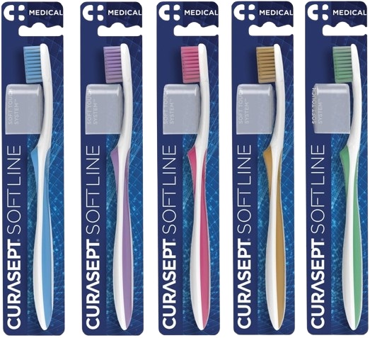 CURASEPT SPAZZOLINO SOFT MEDICAL COLORE AZZURRO - Magnumfarma.it
