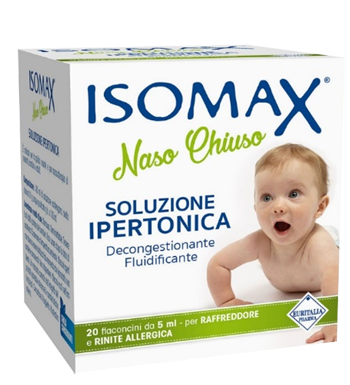 SOLUZIONE IPERTONICA ISOMAX NASO CHIUSO 20 FLACONCINI DA 5 ML - Magnumfarma.it