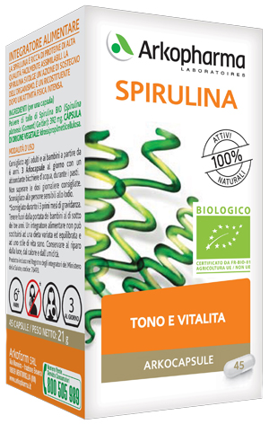 ARKO CAPSULE SPIRULINA BIO 45 CAPSULE - Magnumfarma.it