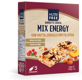 NUTRIFREE BARRETTE CEREAL MIX ENERGY 28 G X 5 - Magnumfarma.it