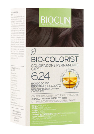 BIOCLIN BIO COLORIST 6,24 BIONDO SCURO BEIGE RAME - Magnumfarma.it