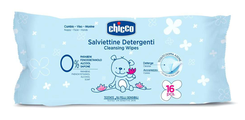CHICCO COSMESI SALVIETTINE 16 PEZZI - Magnumfarma.it