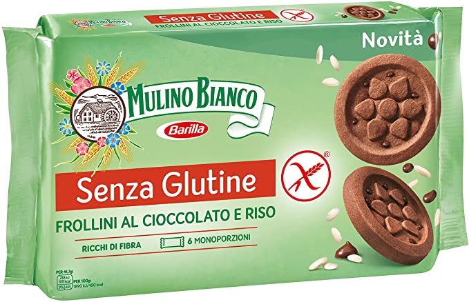 MULINO BIANCO SENZA GLUTINE FROLLINI AL CIOCCOLATO E RISO 6 MONOPORZIONI DA 41,66 G - Magnumfarma.it