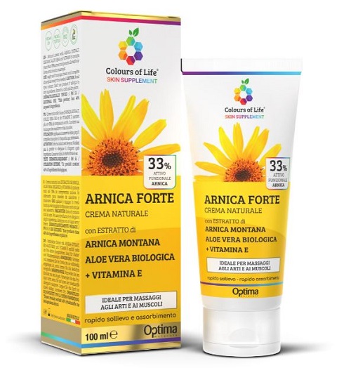 COLOURS OF LIFE SKIN SUPPLEMENT ARNICA FORTE 33% CREMA 100 ML - Magnumfarma.it