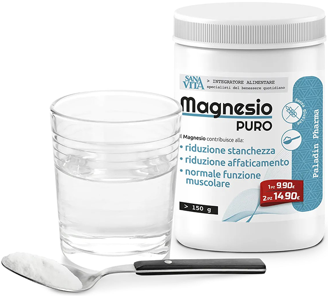 SANAVITA MAGNESIO PURO 150 G - Magnumfarma.it