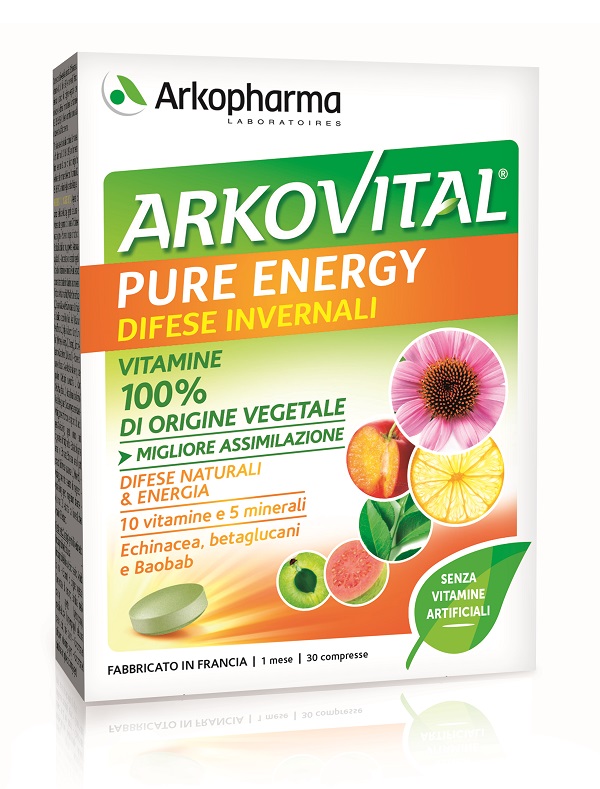 ARKOVITAL PURE ENERGY DIFESE INVERNALI 30 COMPRESSE - Magnumfarma.it