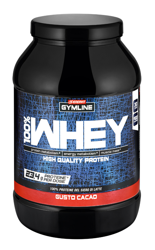 GYMLINE 100% WHEY CONCENTRATE CACAO 900 G - Magnumfarma.it