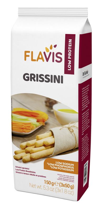FLAVIS GRISSINI APROTEICI 3 PORZIONI DA 50 G - Magnumfarma.it