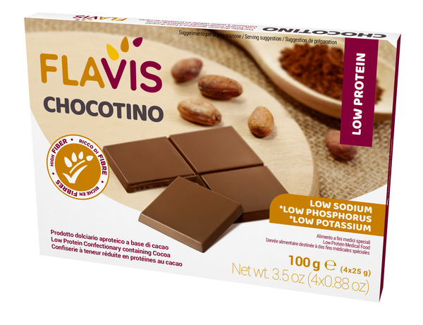 FLAVIS CHOCOTINO 4 PORZIONI DA 25 G - Magnumfarma.it