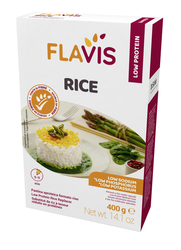 FLAVIS RICE PASTINA APROTEICA FORMATO RISO 400 G - Magnumfarma.it