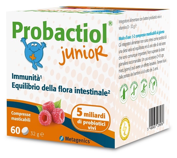 PROBACTIOL JUNIOR 60 COMPRESSE MASTICABILI NEW - Magnumfarma.it