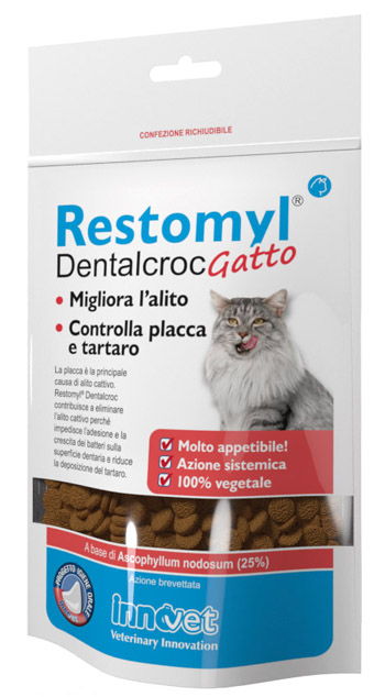 RESTOMYL DENTALCROC GATTO BUSTA 60 G - Magnumfarma.it