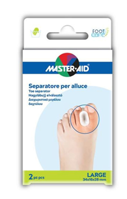 SEPARATORE DITA IN GEL MASTER-AID FOOTCARE PER ALLUCE LARGE 2 PEZZI D2 - Magnumfarma.it