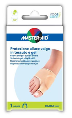 PROTEZIONE IN GEL E TESSUTO MASTER-AID FOOTCARE PER ALLUCE VALGO 1 PEZZO D5 - Magnumfarma.it