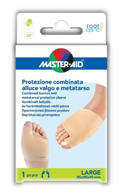 PROTEZIONE MASTER-AID FOOTCARE PER ALLUCE VALGO E METATARSO LARGE 1 PEZZO D8 - Magnumfarma.it