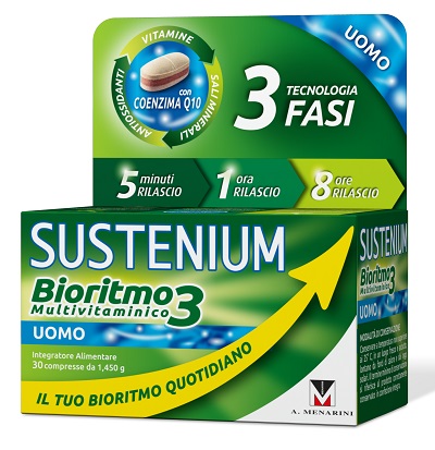SUSTENIUM BIORITMO3 UOMO ADULTO 30 COMPRESSE - Magnumfarma.it