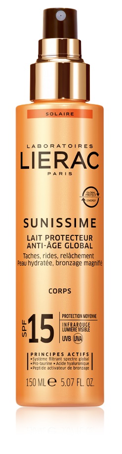 LIERAC SUNISSIME LATTE CORPO SPF15 150 ML - Magnumfarma.it