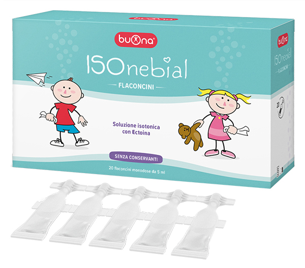 ISONEBIAL FLACONCINI SOLUZIONE ISOTONICA 0,9% CON AGGIUNTA DI ECTOINA 20X5 ML - Magnumfarma.it