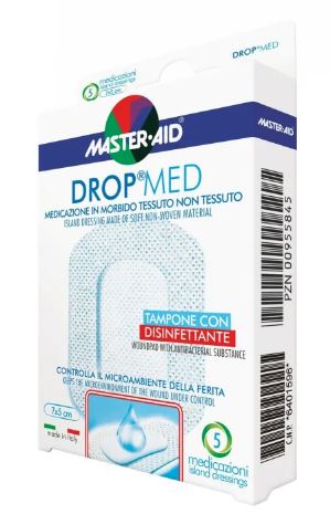 MEDICAZIONE MASTER-AID DROP MED 10 X 10 CM 5 PEZZI - Magnumfarma.it