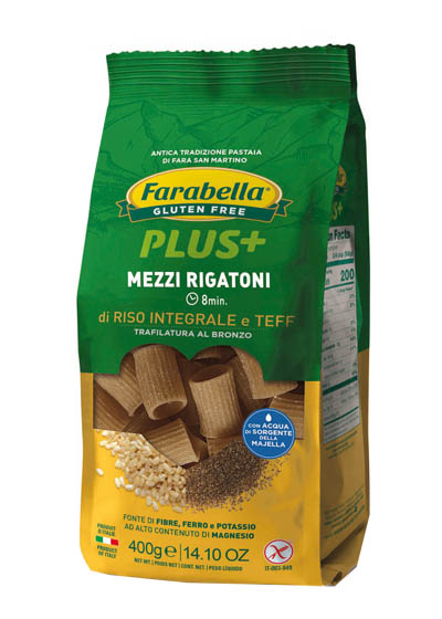 FARABELLA MEZZI RIGATONI RISO INTEGRALE TEFF 400 G - Magnumfarma.it