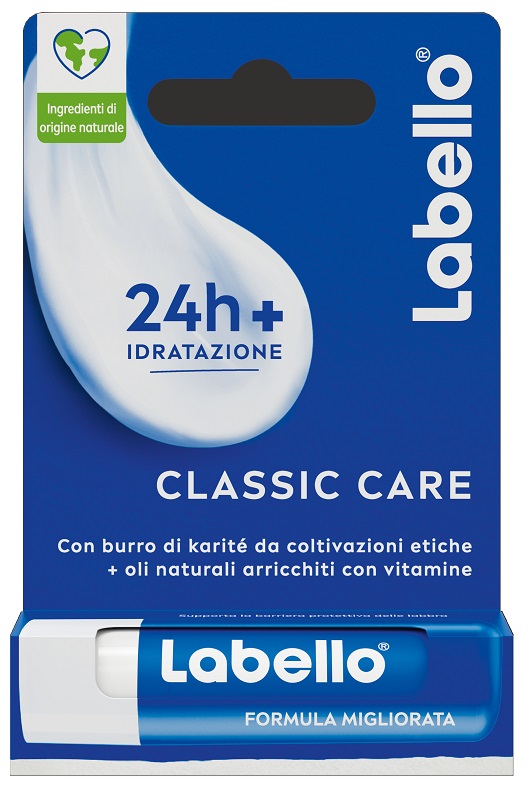 LABELLO CLASSIC CARE STICK 24H IDRATAZIONE FONDENTE SULLE LABBRA 5,5 ML - Magnumfarma.it
