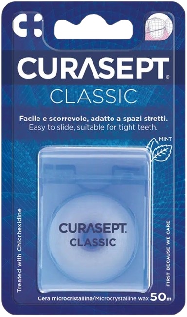 CURASEPT FLOSS CLASSIC CERATO CLOREXIDINA - Magnumfarma.it