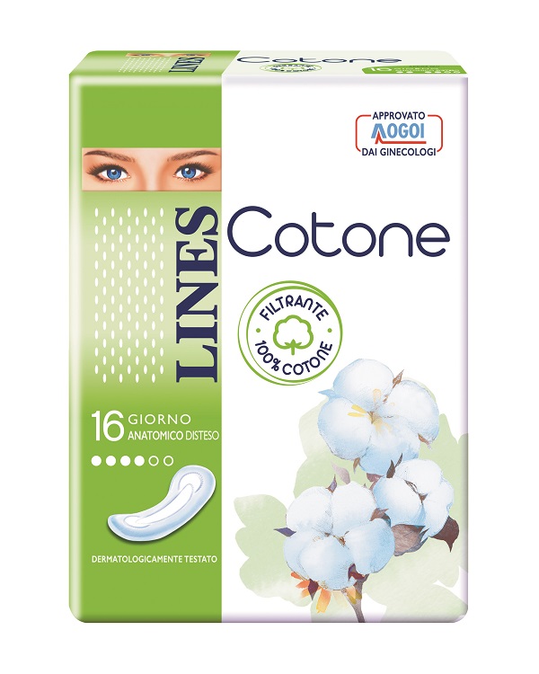 LINES COTONE NON ULTRA ANATOMICI DISTESI 16 PEZZI - Magnumfarma.it