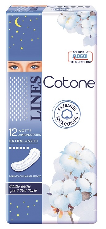 LINES COTONE NON ULTRA NOTTE DISTESI 12 PEZZI - Magnumfarma.it