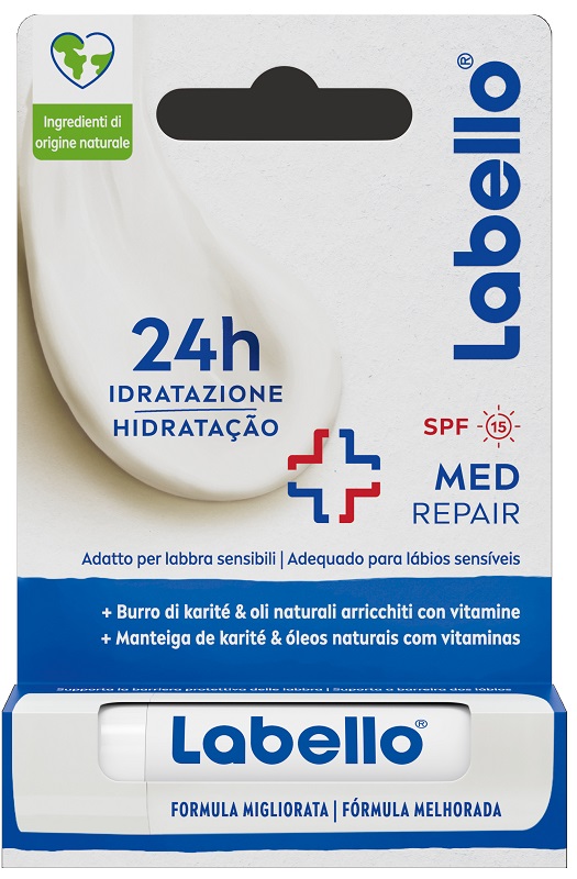 LABELLO MED REPAIR SPF15 24H IDRATAZIONE FONDENTE SULLE LABBRA 5,5 ML - Magnumfarma.it