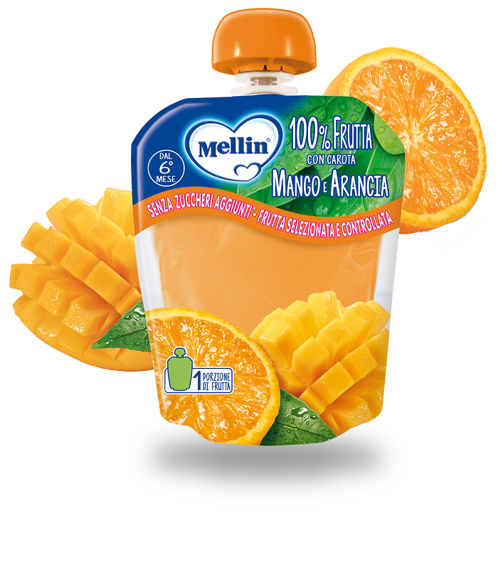 MELLIN POUCH ARANCIA MANGO 90 G - Magnumfarma.it