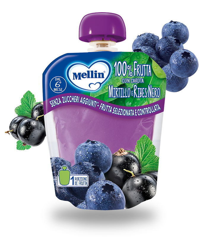 MELLIN POUCH MIRTILLO/RIBES 90 G - Magnumfarma.it