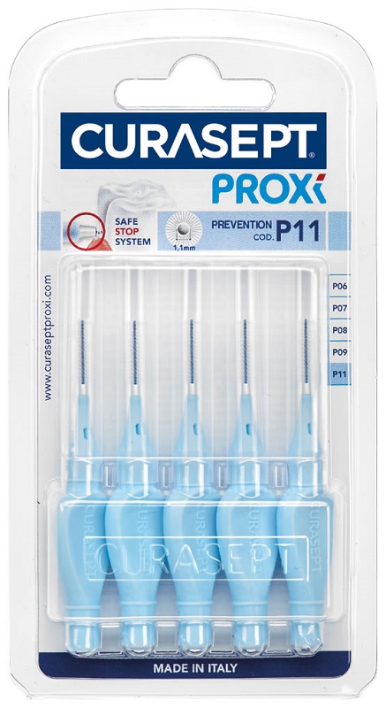 CURASEPT PROXI P11 AZZURRO/LIGHT BLUE 5 PEZZI - Magnumfarma.it