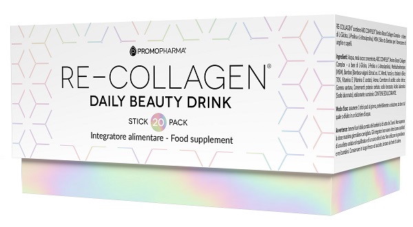 RE-COLLAGEN DAILY BEAUTY DRINK 20 STICK PACK X 12 ML - Magnumfarma.it