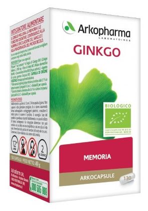 ARKO CAPSULE GINKGO BIO 130 CAPSULE - Magnumfarma.it