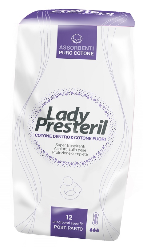 LADY PRESTERIL POSTPARTO 12 PEZZI - Magnumfarma.it