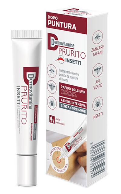 DERMOVITAMINA PRURITO INSETTI DOPO PUNTURA RAPIDO SOLLIEVO AZIONE INTENSIVA SENZA CORTISONE 15 ML - Magnumfarma.it