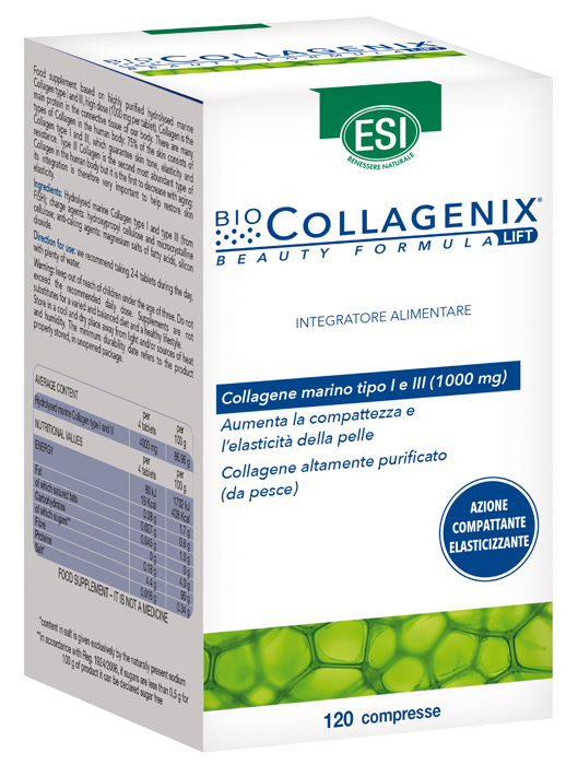 ESI BIOCOLLAGENIX 120 COMPRESSE - Magnumfarma.it