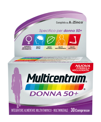 MULTICENTRUM DONNA 50+ 60 COMPRESSE - Magnumfarma.it