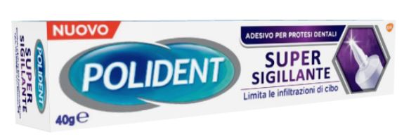 POLIDENT SUPER TENUTA+SIGILLANTE ADESIVO PROTESI DENTALE 40 G - Magnumfarma.it